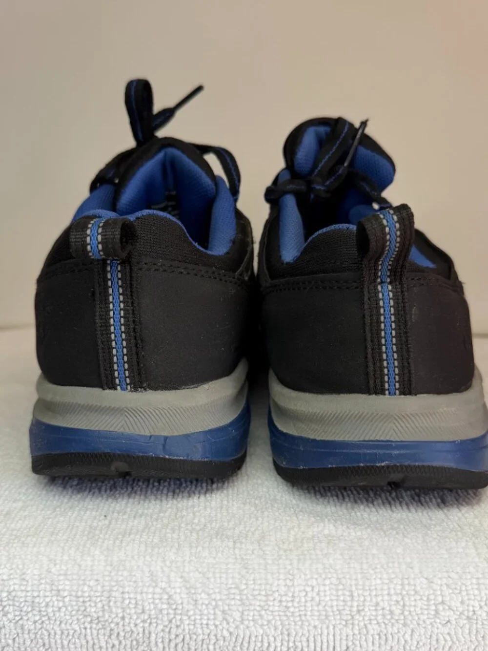 Herman Survivors Cassle Men’s Composite Toe Work Safety Shoes Size 8.5 Black Blu